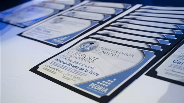  Student scholarship certificates